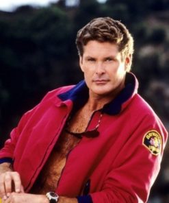 Baywatch The Mentor Red Bomber Jacket