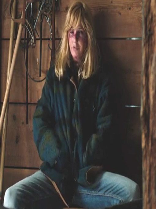 Kelly Reilly Yellowstone Beth Dutton Flannel Jacket