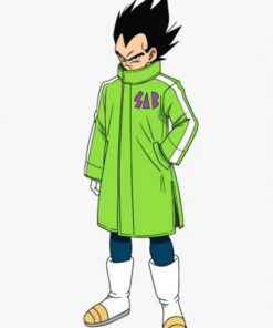 Dragon Ball Super Broly Vegeta Green Sab Green Leather Coat