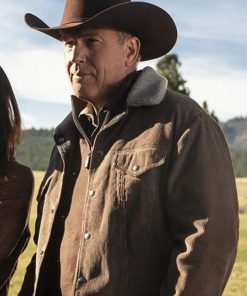 Kevin Costner Yellowstone Corduroy Jacket