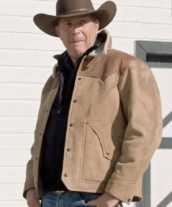 Yellowstone Season 3 Kevin Costner Shearling Jacket