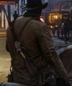Arthur Morgan Red Dead Redemption 2 Brown Leather Jacket 600x800