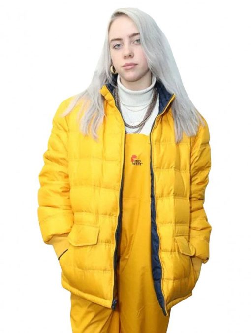 Billie Eilish American Singer Yellow Jacket