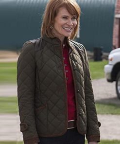 Kendra Heartland Green Quilted Jacket