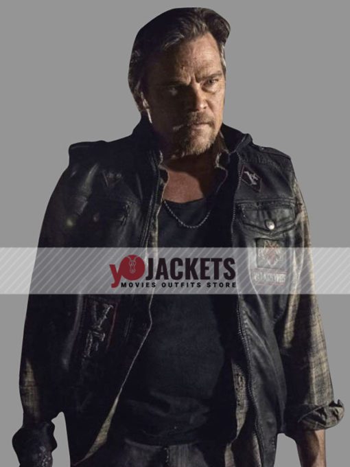 Baxter The Walking Dead Season 10 Rodney Rowland Black Vest 1