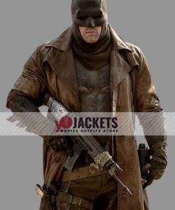 Ben Affleck Zack Snyder’s Justice League Batman Brown Leather Trench Coat