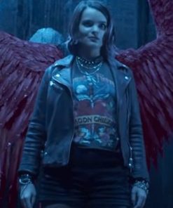 Brianna Hildebrand Lucifer Season 04 Rory Biker Leather Jacket