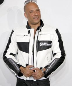 Fast and Furious 7 Dominic Toretto Biker Jacket