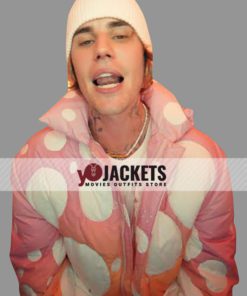 Justin Bieber Peaches Polyester Puffer Jacket