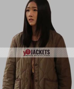 Olivia Liang Kung Fu Nicky Shen Brown Quilted Jacket