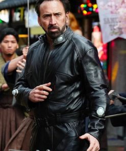 Prisoners of the Ghostland 2021 Nicolas Cage Black Leather Jacket