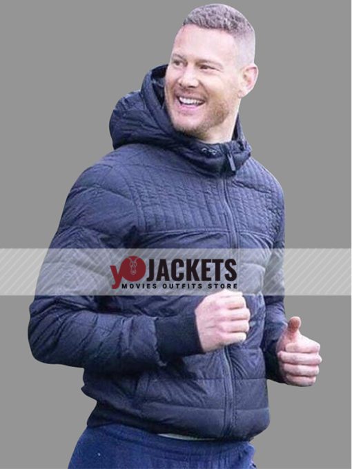 Tom Hopper The Umbrella Academy Luther Hargreeves Hooded Parachute Puffer Jacket