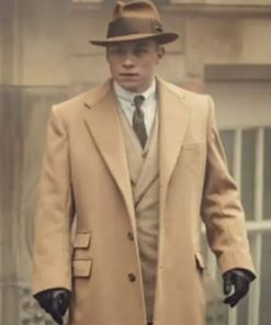 Finn Cole TV Series Peaky Blinders Brown Wool Trench Coat