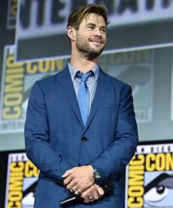 Chris Hemsworth Thor: Love and Thunder Blue Coat