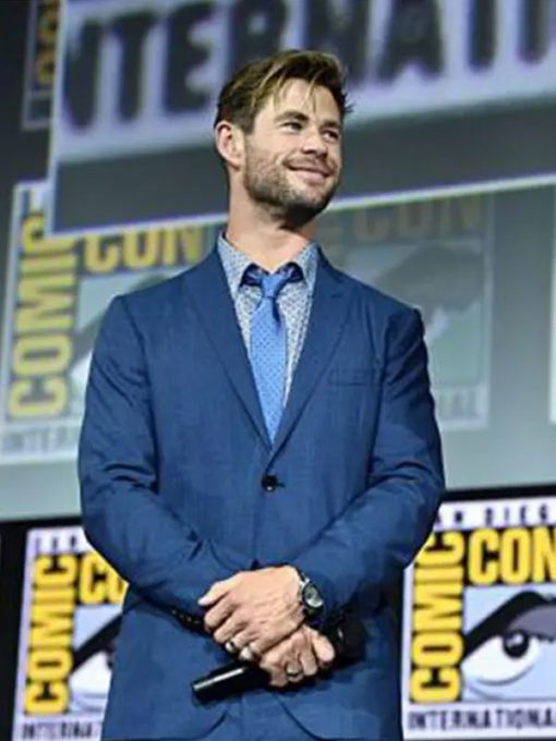 Chris Hemsworth Thor: Love and Thunder Blue Coat