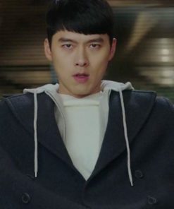 Hyun Bin Crash Landing on You Ri Jeong-hyeok Black Coat