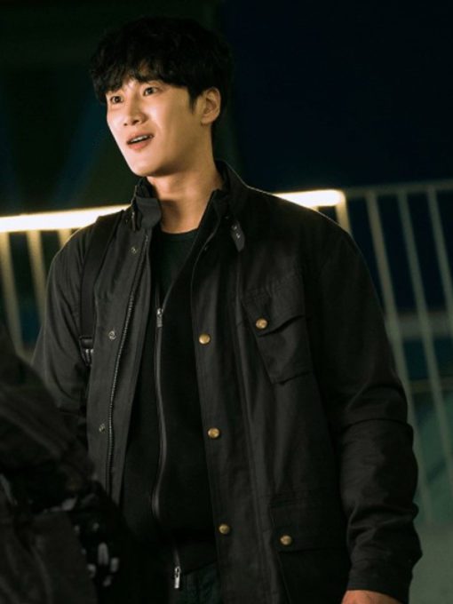 Jeong Min Park Hellbound Bae Young-jae Black Jacket