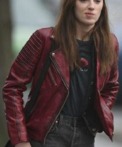 Alexandra Bank Of Dave Leather Jacket