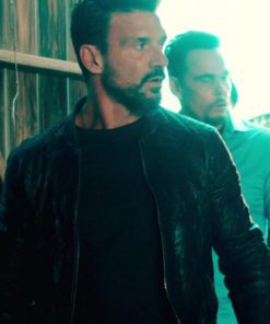 A Day to Die Frank Grillo Black Leather Jacket