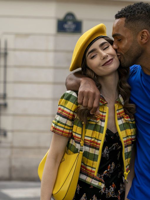 Emily in Paris Lily Collins Yellow Jacket