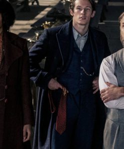Callum Turner Fantastic Beasts The Secrets of Dumbledore Callum Turner Black Trench Coat