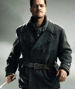 Brad Pitt Inglourious Basterds Lt. Aldo Raine Brown Coat