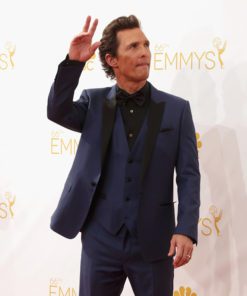 The 67th Primetime Emmy Awards Matthew McConaughey Blue Blazer