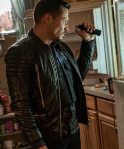 Kenny Rixton CHICAGO P.D. Leather Jacket