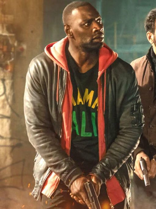The Takedown Omar Sy Real Leather Jacket
