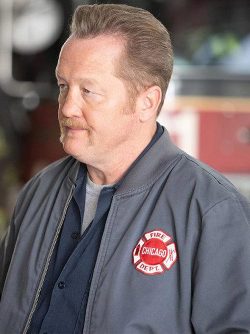 Christian Stolte Chicago Fire Randall McHolland Grey Jacket