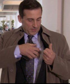 The Office Michael Scott Brown Trench Coat